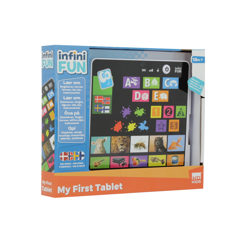 Infinifun My First Tablet " I answer in Swedish, Norwegian, Danish and Finnish"