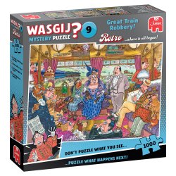 Wasgij Retro Mystery 9 - The Great Train Robbery! (1000) (ctn 6 pcs)