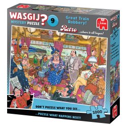 Wasgij Retro Mystery 9 - The Great Train Robbery! (1000) (ctn 6 pcs)