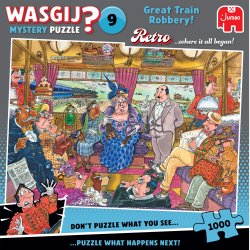 Wasgij Retro Mystery 9 - The Great Train Robbery! (1000) (ctn 6 pcs)