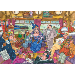 Wasgij Retro Mystery 9 - The Great Train Robbery! (1000) (ctn 6 pcs)