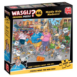 Wasgij Original 46 - Middle Aisle Madness! (1000) (ctn 6 pcs)