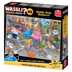 Wasgij Original 46 - Middle Aisle Madness! (1000) (ctn 6 pcs)