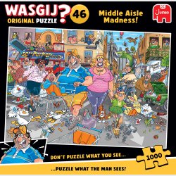 Wasgij Original 46 - Middle Aisle Madness! (1000) (ctn 6 pcs)
