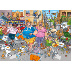 Wasgij Original 46 - Middle Aisle Madness! (1000) (ctn 6 pcs)