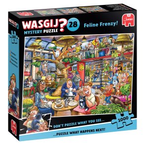 Wasgij Mystery 28 - Feline Frenzy! (1000) (ctn 6 pcs)
