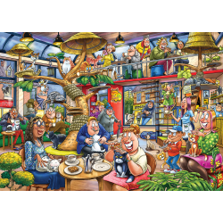 Wasgij Mystery 28 - Feline Frenzy! (1000) (ctn 6 pcs)