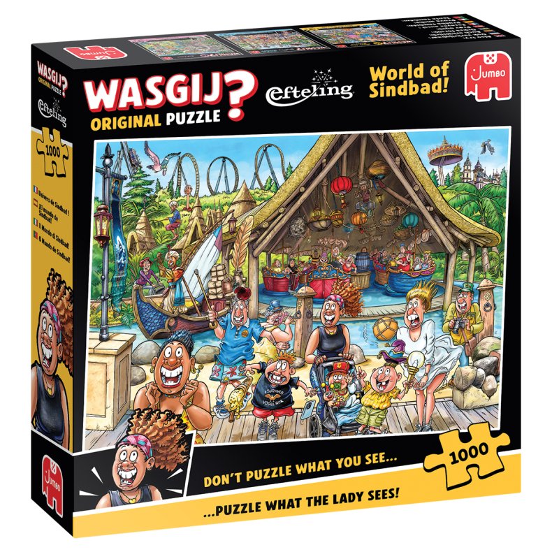 Wasgij Original Efteling - World of Sindbad! (1000) - Release 7 juni 2025 (ctn 6 pcs)