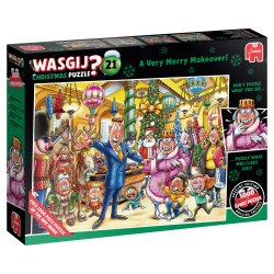 Wasgij Christmas 21 - A Very Merry Makeover (2x1000) (ctn 6 pcs)