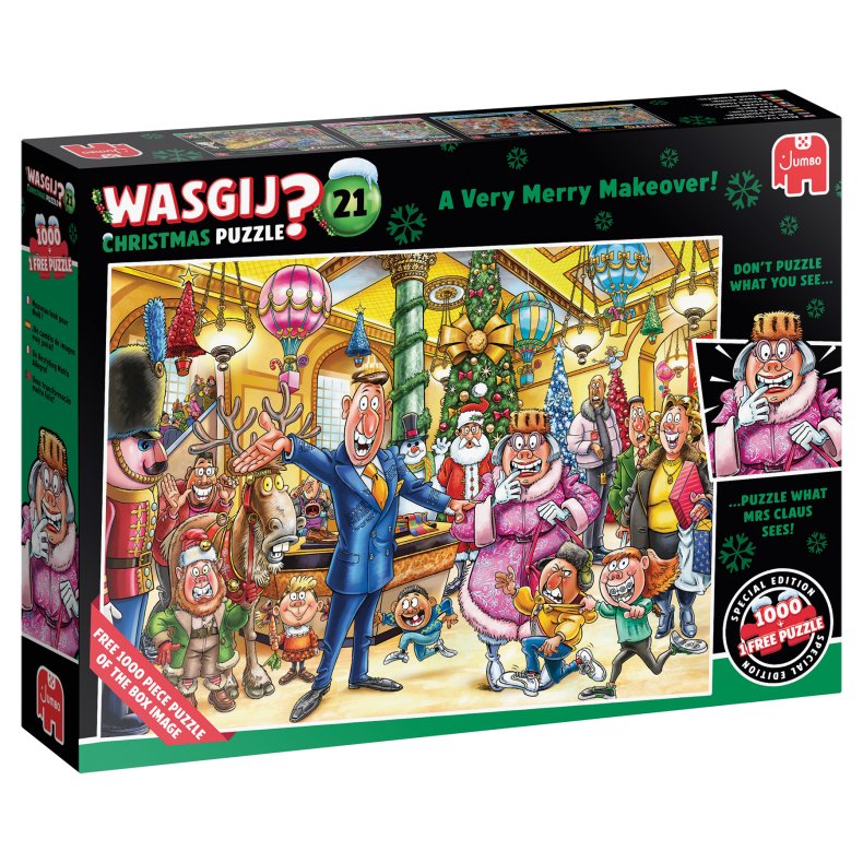 Wasgij Christmas 21 - (2x1000) Release 5 juli 2025 (ctn 6 pcs)
