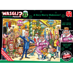 Wasgij Christmas 21 - A Very Merry Makeover (2x1000) (ctn 6 pcs)