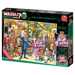 Wasgij Christmas 21 - A Very Merry Makeover (2x1000) (ctn 6 pcs)