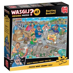 Wasgij Original 47 - Boating Bedlam (1000) (ctn 6 pcs)