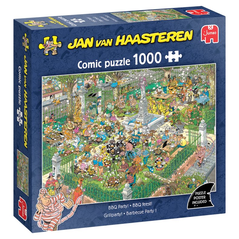 Jan Van Haasteren BBQ Party! (1000) Release 7 juni 2025 (ctn 6 pcs)