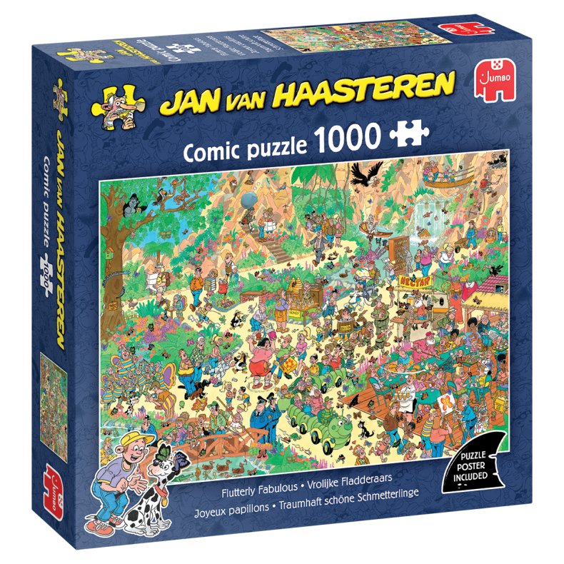 Jan van Haasteren Flutterly Fabulous (1000) Release 6 september 2025 (ctn 6 pcs)
