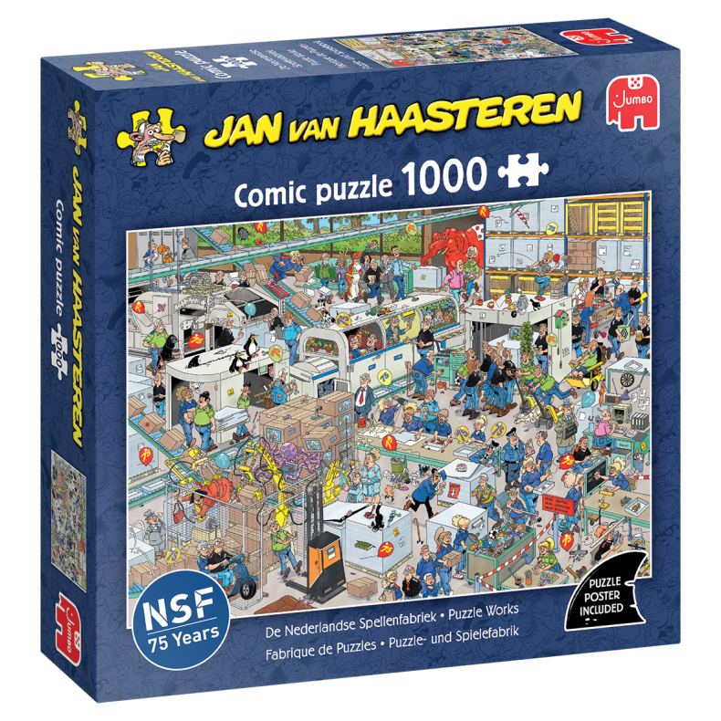 Jan van Haasteren Puzzle Works (1000)  (ctn 6 pcs)