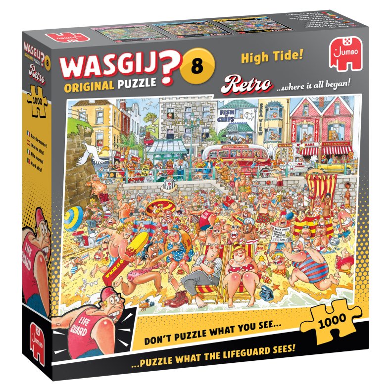 Wasgij Retro Orginal 8 - High Tide! (1000) (ctn 6 pcs)