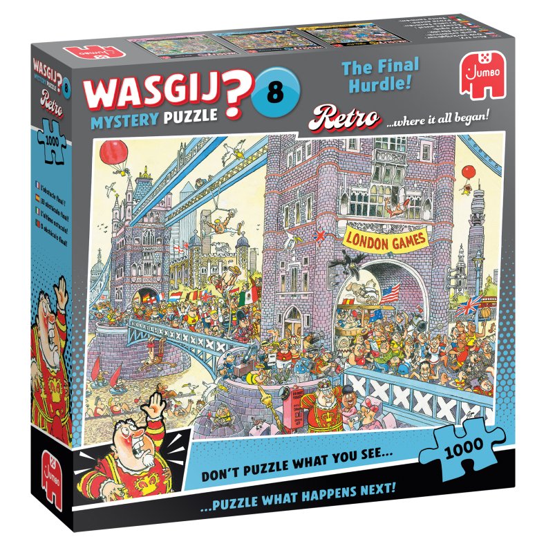 Wasgij Retro Mystery 8 - The Final Hurdle! (1000) (ctn 6 pcs)
