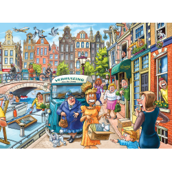 Wasgij Original 45 Moving House (1000) (ctn 6 pcs)