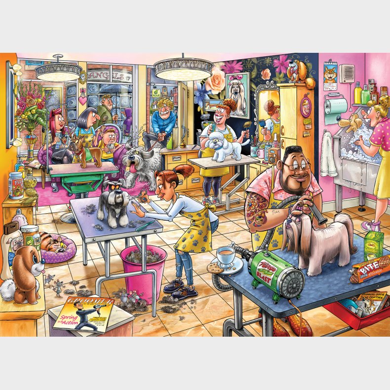 Wasgij Mystery 23 Pooch Parlour! - 1000 pcs. (ctn 6 pcs)
