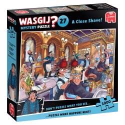 Wasgij Mystery 27 A Close Shave! (1000) (ctn 12 pcs)