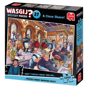 Wasgij Mystery 27 A Close Shave! (1000) (ctn 12 pcs)