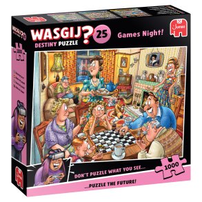 Wasgij Destiny 25 Games Night! - 1000 pcs. (ctn 12 pcs)