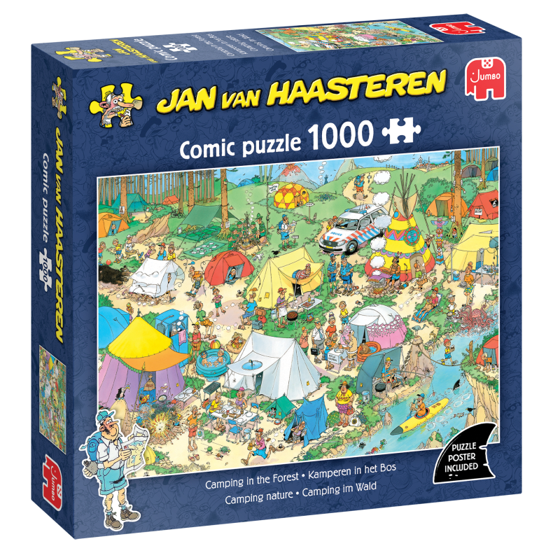 Jan Van Haasteren - Camping in the Forest - 1000 pcs (ctn 6 pcs)