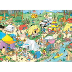 Jan Van Haasteren - Camping in the Forest - 1000 pcs(ctn 6  pcs)