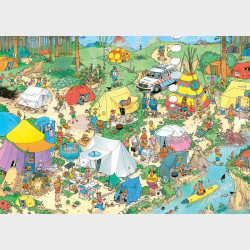 Jan Van Haasteren - Camping in the Forest - 1000 pcs (ctn 6 pcs)