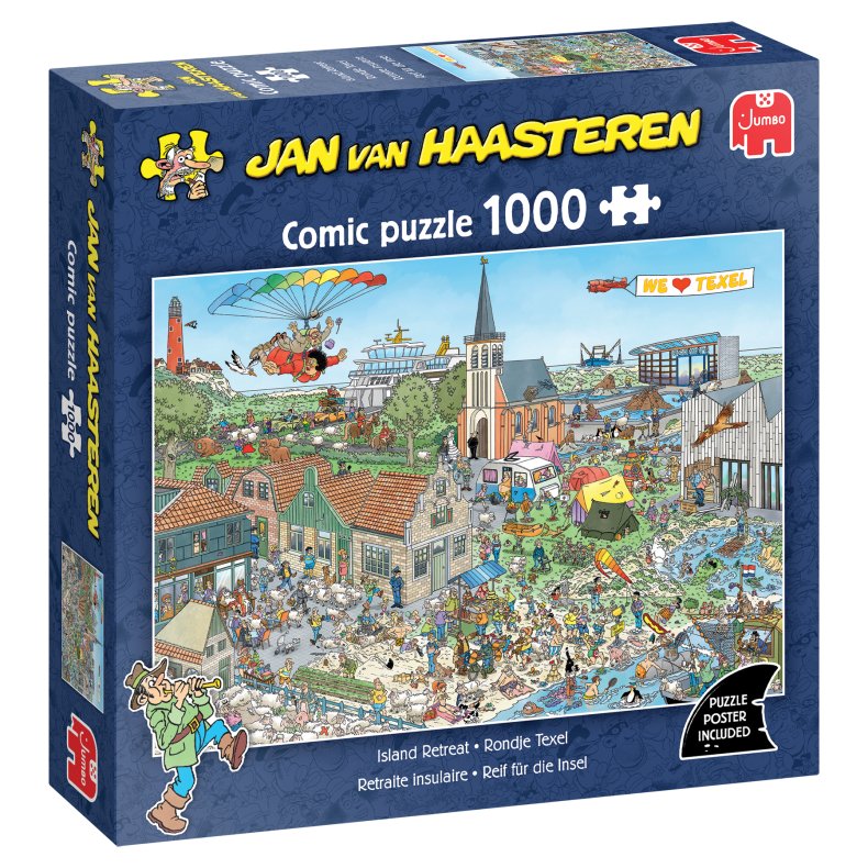 Jan Van Haasteren - Island Retreat - 1000 pcs (ctn 6 pcs)