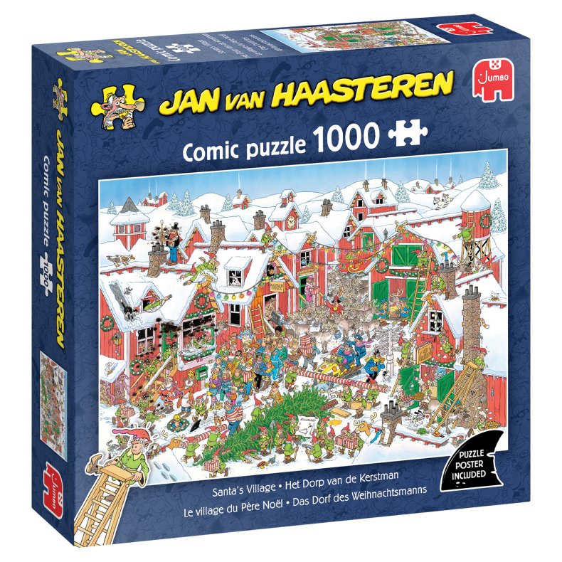 Jan Van Haasteren - Santa's village - 1000 pcs (ctn 6 pcs)