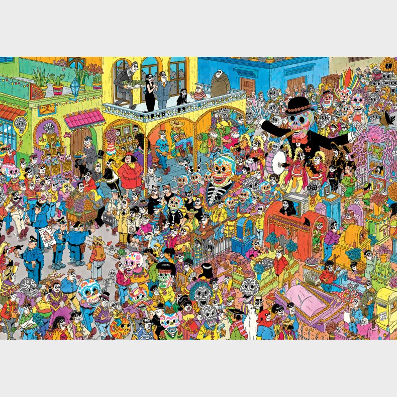 Jan Van Haasteren - Dia De Los Muertos - 1000 pcs (ctn 12 pcs)