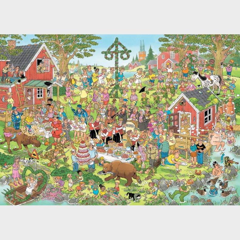 Jan Van Haasteren - Midsummerfestival - 1000 pcs (ctn 6 pcs)