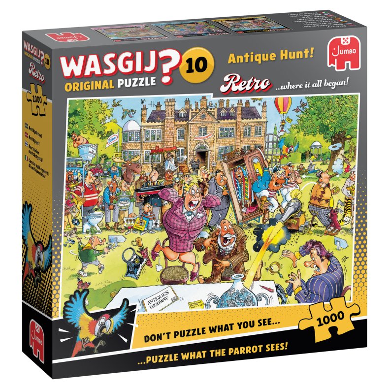 Wasgij Retro original 10  - Antique Hunt!  (1000) (6 pcs ctn)
