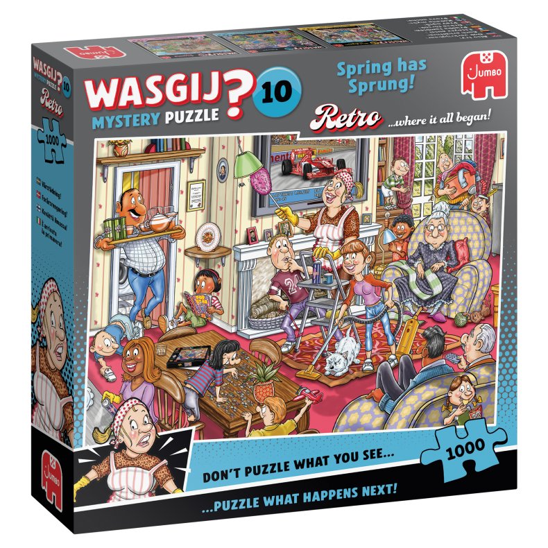 Wasgij Retro Mystery 10 (1000) - Release 17 Januar (6 pcs ctn)