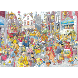 Wasgij Retro Destiny 10 - High Street Hassle! (1000) (6 pcs ctn)