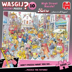 Wasgij Retro Destiny 10 - High Street Hassle! (1000) (6 pcs ctn)