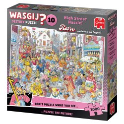 Wasgij Retro Destiny 10 - High Street Hassle! (1000) (6 pcs ctn)