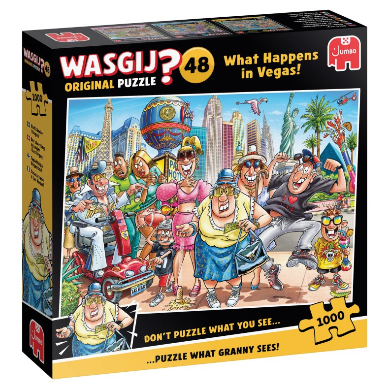 Wasgij Original 48 What Happens in Vegas! (1000) Release 7 Februar (6 pcs ctn)