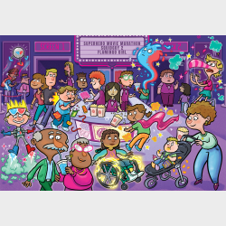 Waqsgij Junior PopCorn Power-up (240) - Release14 Marts 2026 (ctn 12 pcs)