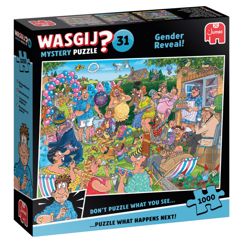 Wasgij Mystery 31 Gender Reveal! (1000) Release 6 Juni (6 pcs ctn)