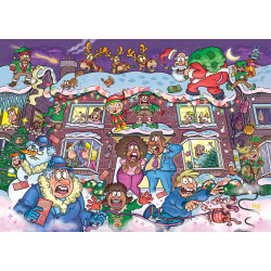 Wasgij Christmas 22 - Not so Silent Night! (2x1000 pieces) Release 6 Juni (6 pcs ctn)