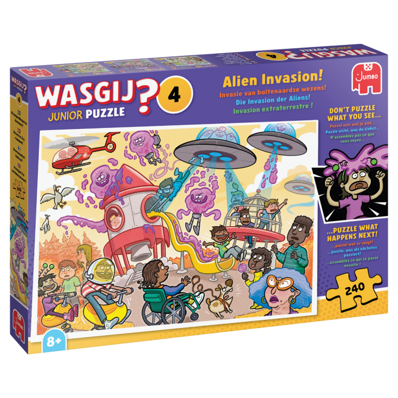 Wasgij Junior 4 - Alien Invasion! (240) - Release 6 Juni 2026 (ctn 12 pcs)