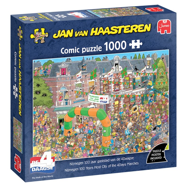 (Limited edition) - Jan van Haasteren - Nijmegen Vierdaagse (1000) Release 7 juni 2025 (ctn 6 pcs)