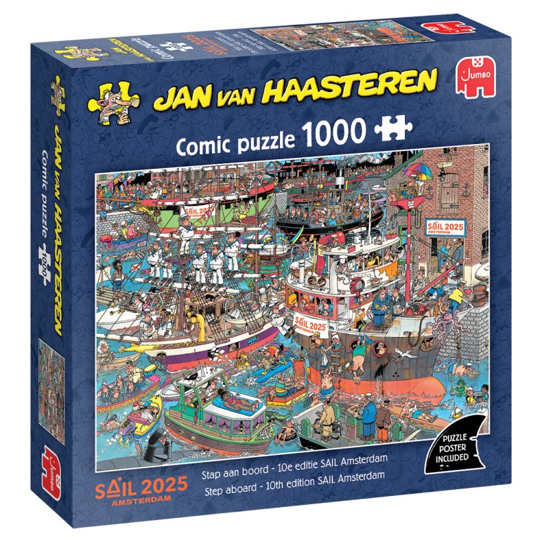 (Limited edition) - JvH - Step aboard - 10th SAIL Amsterdam (1000) release 26 July (ctn 6 pcs)
