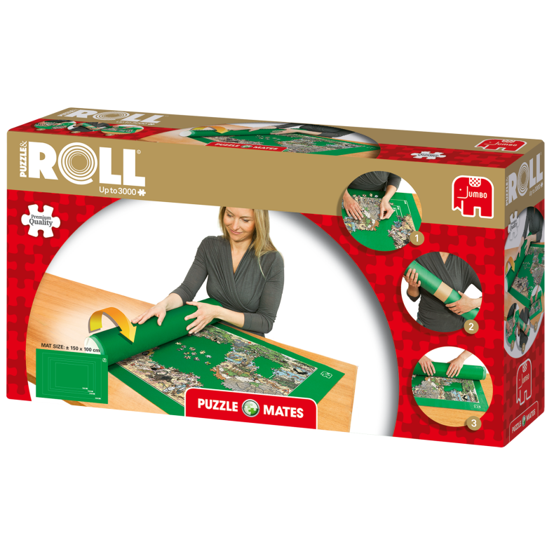 Puzzle Mates Puzzle &amp; Roll up to 3000 pcs Puzzles (ctn 12 pcs)