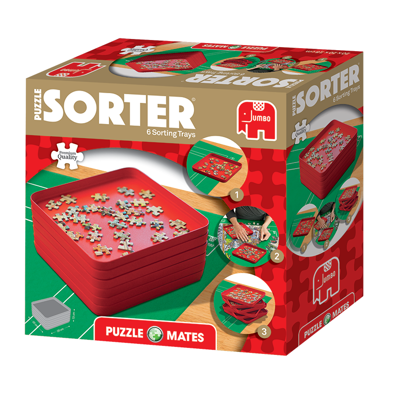 Puzzle Mates Puzzle Sorter 6 Trays 20x20cm (ctn 12 pcs)