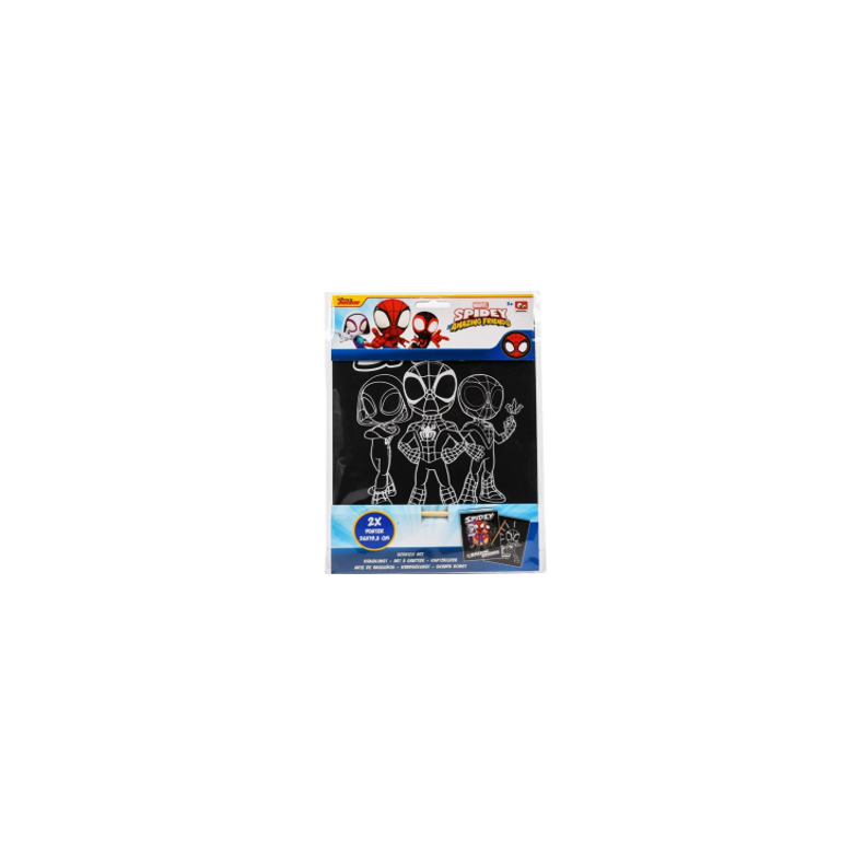 Spidey Scratch Art Posters (ctn 12 pcs)