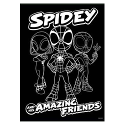 Spidey Scratch Art Posters (ctn 12 pcs)